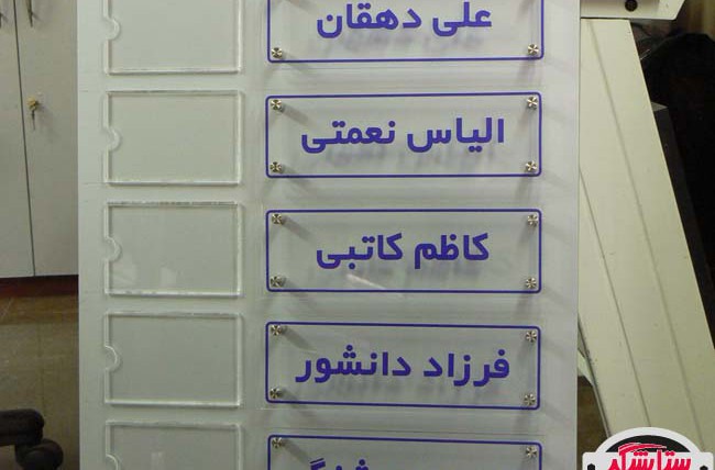 تابلو راهنمای طرح تکریم ارباب رجوع – شهرداری منطقه ۶ شیراز